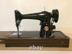 Singer 201K Heavy Duty Electric Sewing Machine 1948 EE671650 Good Condition