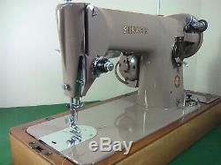 Singer 201k 201k23 Heavy Duty Electric Sewing Machine in Beige