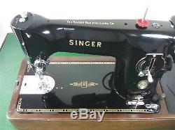 Singer 201k 201k29 Heavy Duty Electric Sewing Machine in BLACK