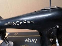Singer 201k Heavy Duty Electric Sewing Machine Spares Or Repair Vintage