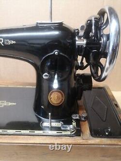 Singer 201k Heavy Duty Electric Sewing Machine Vintage Antique 2585