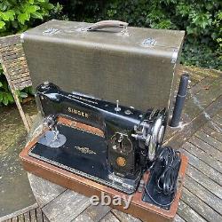 Singer 201k Heavy Duty Electric Sewing Machine Vintage Working
