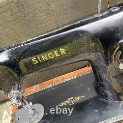 Singer 201k Heavy Duty Electric Sewing Machine Vintage Working