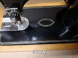Singer 215g Heavy Duty Electric Sewing Machine Like 201k Vintage Rare 1942