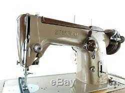 Singer 306K Semi Industrial Heavy Duty Zigzag Sewing Machine + New Motor