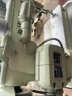 Singer 320K Cylinder Arm Industrial Heavy Duty Sewing Machine Antique WORKING