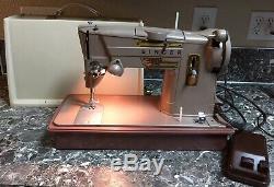 Singer 328K Sewing Machine Style-o-Matic Vintage Heavy Duty Upholstery Tested