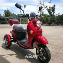 Stylish Electric Mobility Travel Scooter 3 Wheel Vespa 16 mph NEW Italian Style