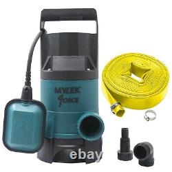 Submersible Water Pump Electric Dirty Clean Flood 400W with 20m Heavy Duty Hose