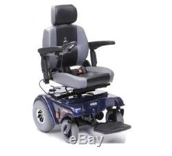 Sunfire General Power Chair Electric Wheelchair Blue Heavy Duty 28st Capacity