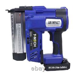 T-Mech 2 in 1 Nail & Staple Gun Cordless Powerful Electric Heavy Duty Stapler