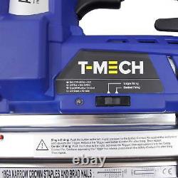 T-Mech 2 in 1 Nail & Staple Gun Cordless Powerful Electric Heavy Duty Stapler