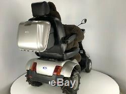 TGA Breeze S4 GT Mobility Scooter fitted with Off Road Tyres and wide seat