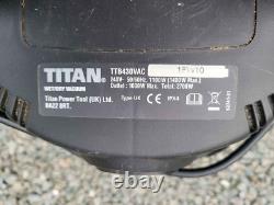 Titan Wet And Dry Industrail Vacuum Cleaner TTB430VAC Electric Wheels Heavy Duty