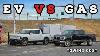 Towing With An Electric Truck Is It Cheaper Than Gas Rivian R1t Vs Ford F 150 Powerboost