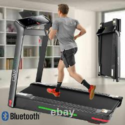 Treadmill Electric Folding Running Machine With Adjustable Incline Heavy Duty UK