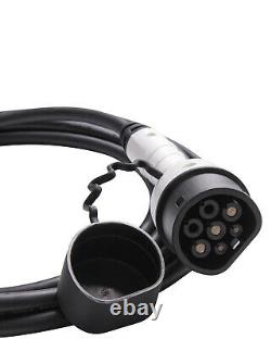 Type 2 to Type 2 EV Charging Cable 32A 5m Electric Charger PHEV Plug In Hybrid