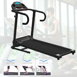 UK Folding Electric Treadmill Running & Jogging Heavy Duty with Holder Home