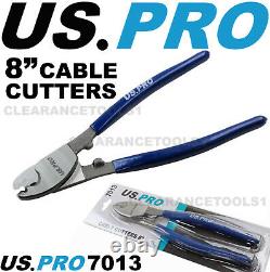 US PRO Heavy Duty 8 200mm Cable Cutters 7013 Electric Wire Copper Cable Cutters