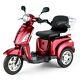 Veleco Easy Rider 3 Wheeled Electric Mobility Scooter Zt15 Red