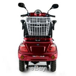 VELECO Easy Rider 3 Wheeled ELECTRIC MOBILITY SCOOTER ZT15 RED