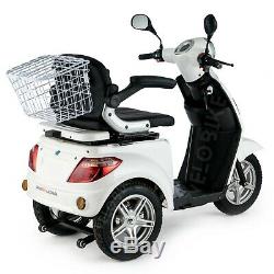 VELECO Easy Rider 3 Wheeled ELECTRIC MOBILITY SCOOTER ZT15 WHITE