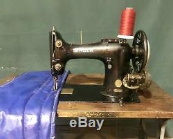 Vintage Condition Singer 132K6 Walking Foot Heavy Duty Industrial Sewing Machine