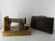 Vintage Singer 185k Electric Heavy Duty Sewing Machine With Lockable Case B25
