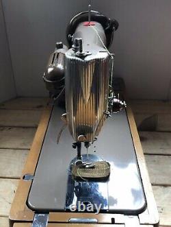 Vintage Singer 215G Heavy Duty Semi Industrial Electric Sewing Machine