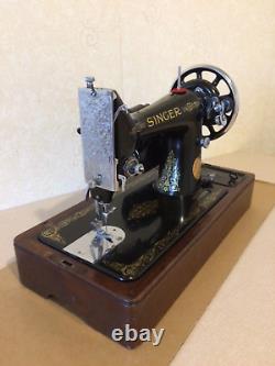 Vintage Singer 99K Heavy Duty Electric Sewing Machine with Accessories