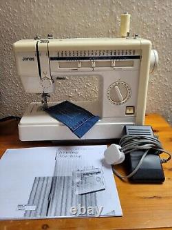 Vintage heavy duty Jones VX 2080 sewing machine serviced clean