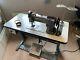 Walking Foot Sewing, Seiko, Heavy Duty, Leather, Industrial, Table, Foot Pedal