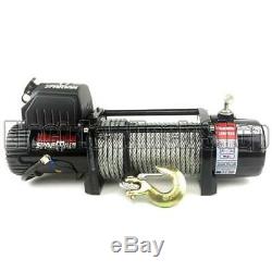 Warrior Spartan 12000lb 12v Electric Winch, Steel Rope, Heavy Duty, 4x4, Recovery