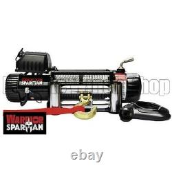 Warrior Spartan 12000lb 24v Electric Winch, Steel Rope, Heavy Duty, 4x4, Recovery