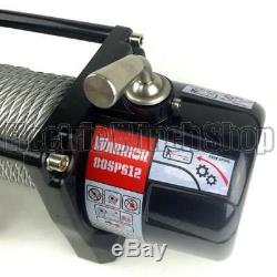 Warrior Spartan 8000lb 12v Electric Winch, Steel Rope, Heavy Duty, 4x4, Recovery