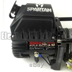 Warrior Spartan 8000lb 12v Electric Winch, Steel Rope, Heavy Duty, 4x4, Recovery