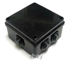 White & Black IP55 IP65 Waterproof Outdoor 10x10CM CCTV Electrical Junction Box