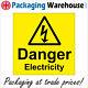 Ws046 Danger Electricity Sign Beware High Voltage Electric Keep Out Warning
