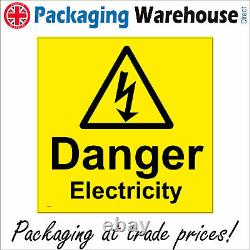 Ws046 Danger Electricity Sign Beware High Voltage Electric Keep Out Warning